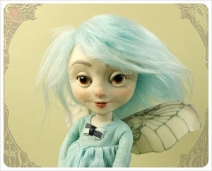 Image of SOLD~ Teacup Fairy ~ Blue Tea by the Filigree
