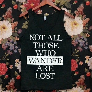 Image of Tri-Blend 'Those Who Wander' Tank Top
