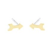 Image of Arrow Earrings in Gold