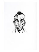 Image of Travis Bickle "Taxi Driver" Original Drawing