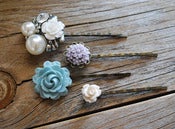 Image of Lilac Rose Bobby Pin Set
