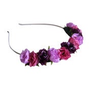Image of Tea Rose Headband - Purple