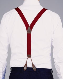 Image of Braces Burgundy