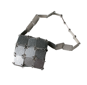 Image of Small metal handbag