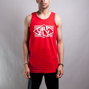 Image of Stripes Tank red