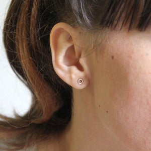 Image of Tiny Circle Studs