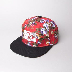 Image of Stripes Floral Snapback