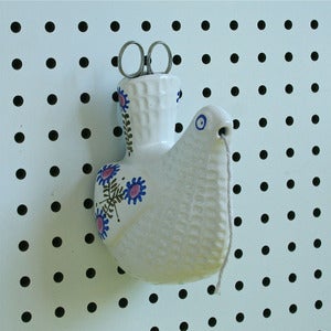 Image of Vintage Ceramic Bird String Holder - SOLD