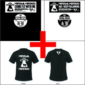 Image of VERTUAL VERTIGO - T-SHIRT + VINYL BUNDLE