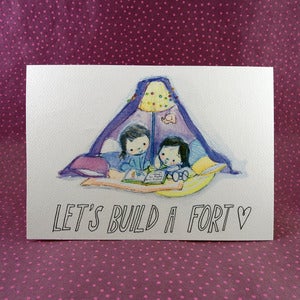 Image of Let's Build a Fort Invitation