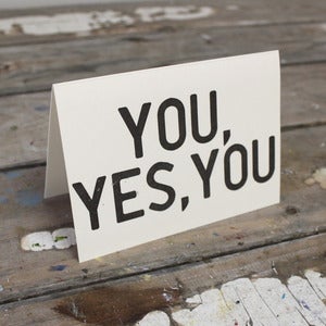 Image of You, Yes, You Card
