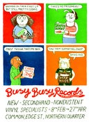 Image of Busy Busy Records Poster