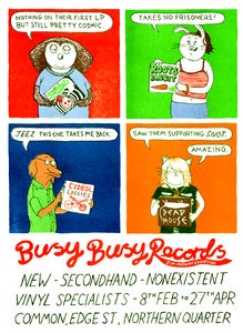 Image of Busy Busy Records Poster