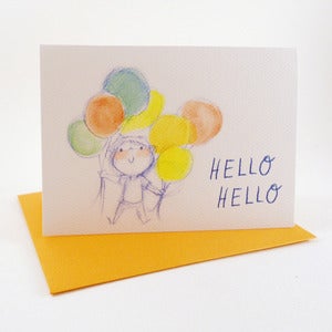 Image of Hello Hello Greeting Card