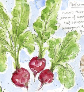 Image of  Vegetable Chart 50 x 70 cm Artist Proof Print