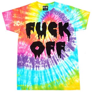 Image of Fuck Off Tie Dye T-shirt