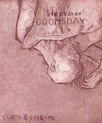 Image of Slept in on Doomsday (Handmade Etching Print by Jonathan Barcan, Download Card & C&O Shotglass)