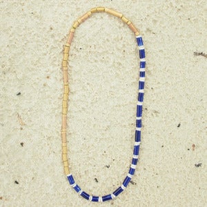 Image of Bead + Brass Necklace