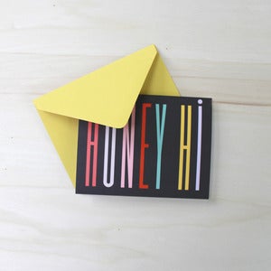 Image of Honey Hi Card