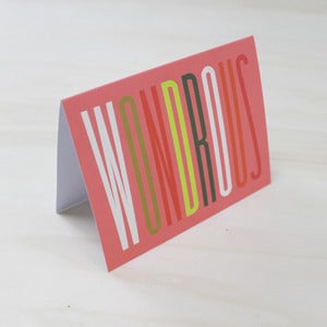 Image of Wondrous Card