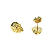 Image of Half Skull Studs