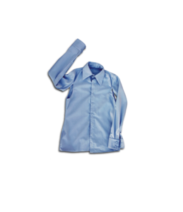 Image of INES AMORIM blue "cape" shirt