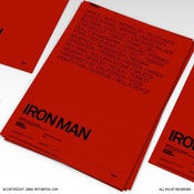 Image of Iron Man poster With Brands