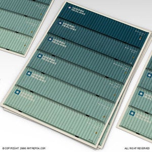 Image of Container Color Systems Poster / Blue