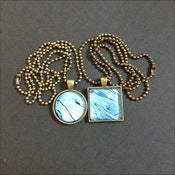 Image of Blue Lagoon in Antique Brass