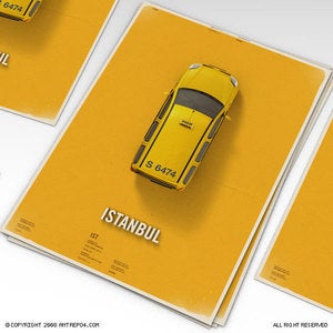 Image of Citycab Poster / Istanbul