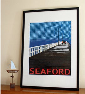 Image of Travel Poster: Seaford Pier