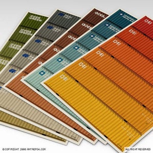 Image of Container Poster Set (5 posters)