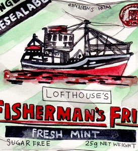 Image of Fishermans Friend Original Painting