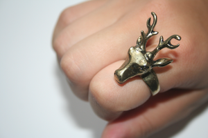 Image of Oh Deer Bronze Ring