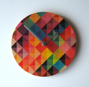 Image of Grid 2 Wall Clock 