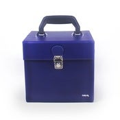 Image of Cobalt Blue Leather 7" Record Box (Ltd Edition)