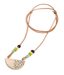 Image of Ceramic Luna 001 (Threaded + Beaded)
