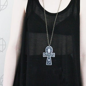 Image of ANKH with Runes Pendant