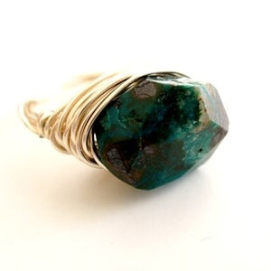 Image of Vitrine - Chrysocolla Ring