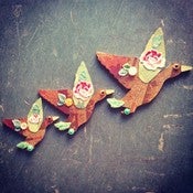 Image of "Flight of the Ducks" set of 3 Flying Ducks