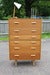 Image of Vintage John & Sylvia Reid oak six drawer chest for Stag furniture (GB) c1960s