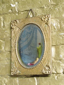 Image of Miroir biseaute ancien 