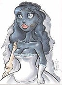 Image of Corpse Bride marker sketch