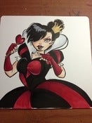 Image of Queen of Hearts marker sketch