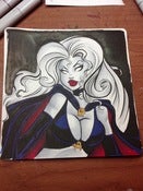 Image of Lady Death marker sketch