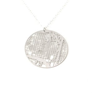 Image of Urban Gridded Earrings/Necklace - Austin