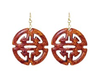 Image of Jillian Earring in Tortoise 