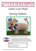 Image of PDF Sewing Pattern Lachie Lion Plush - photo tutorial - e-file - proceeds to SMA Australia