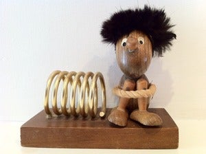 Image of VINTAGE WOODEN GONK LETTER RACK