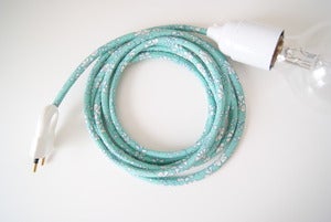 Image of *DE RETOUR* Lampe baladeuse Liberty Of London couleur mint